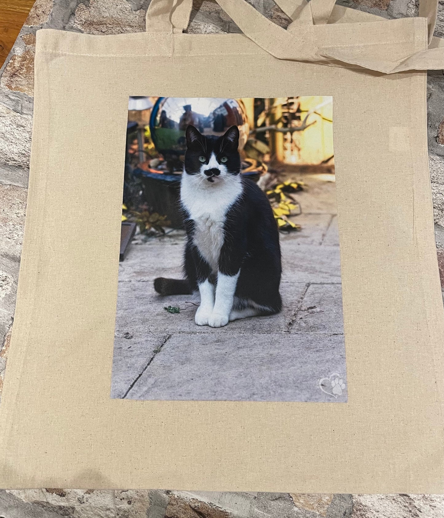 Natural Cotton Tote Bag with Personalised DTF