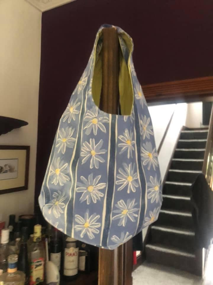 Handmade Reversible Over Shoulder Bag