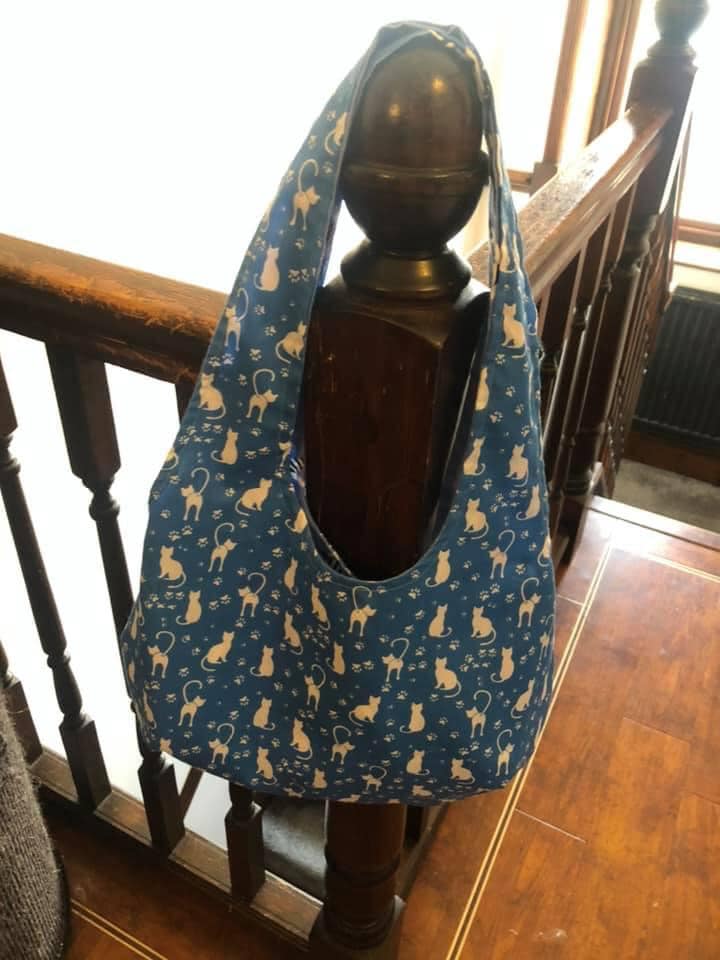 Handmade Reversible Over Shoulder Bag