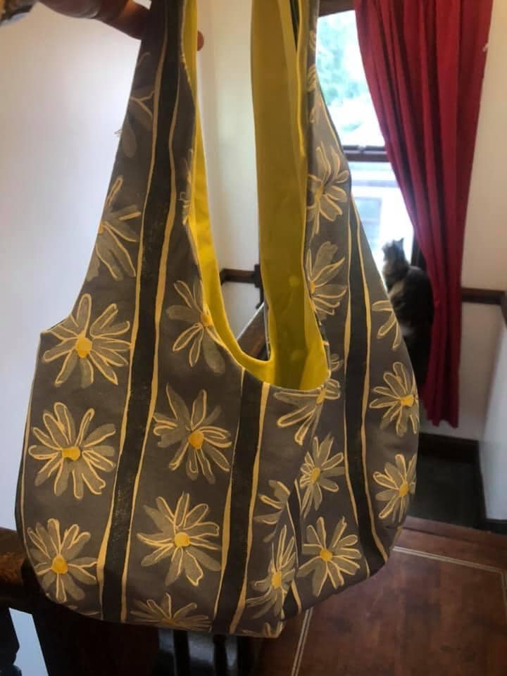 Handmade Reversible Over Shoulder Bag