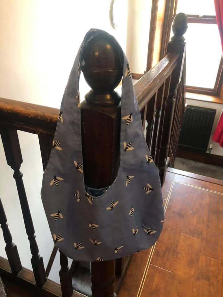 Handmade Reversible Over Shoulder Bag