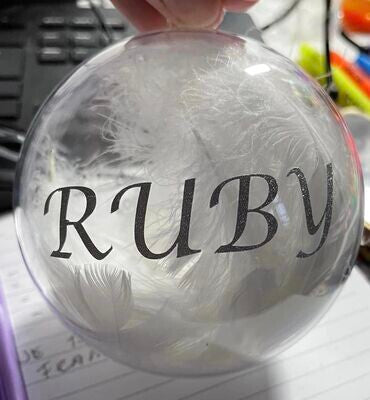 Pet Memorial Hanging Bauble