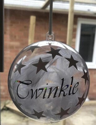 Pet Memorial Hanging Bauble
