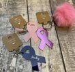 Awareness Ribbon Keyrings