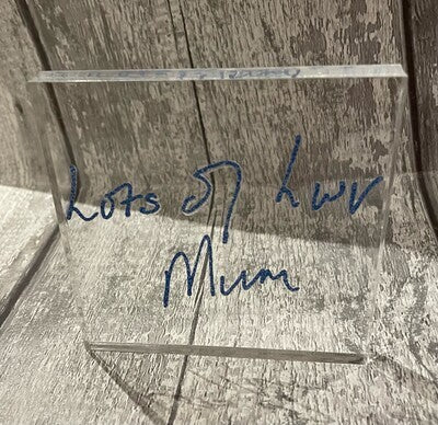Acrylic Memorial Blocks