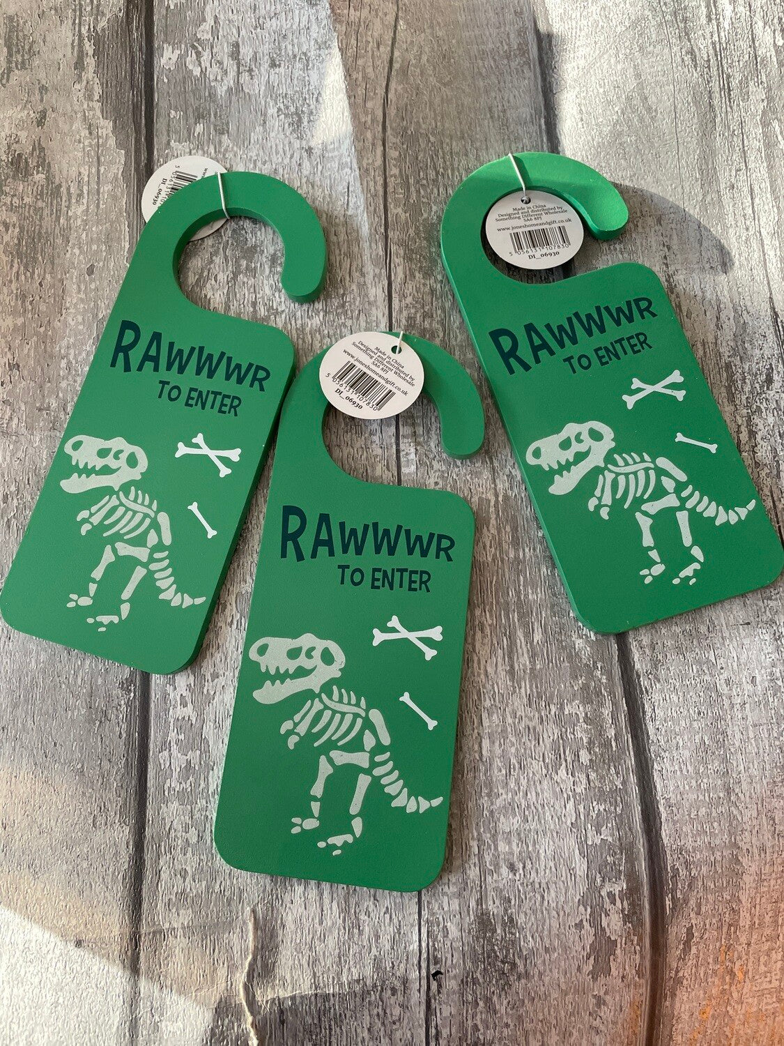 Wooden Dinosaur Door hanger