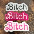 Acrylic Bitch Keyrings