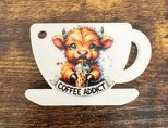 Tea or Coffee Addict Acrylic Keyrings