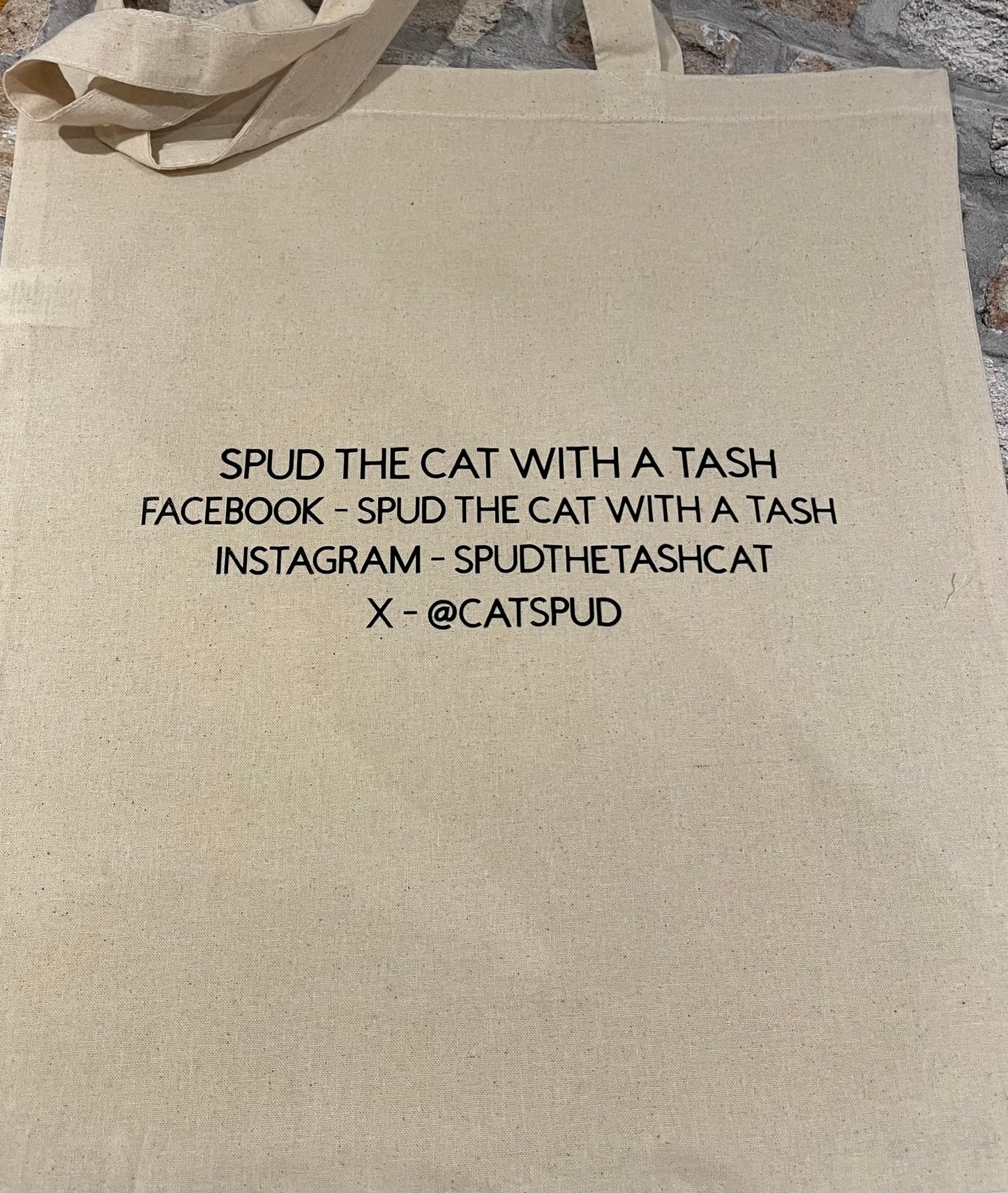 Natural Cotton Tote Bag with Personalised DTF