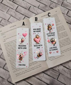 Bee Acrylic Bookmarks