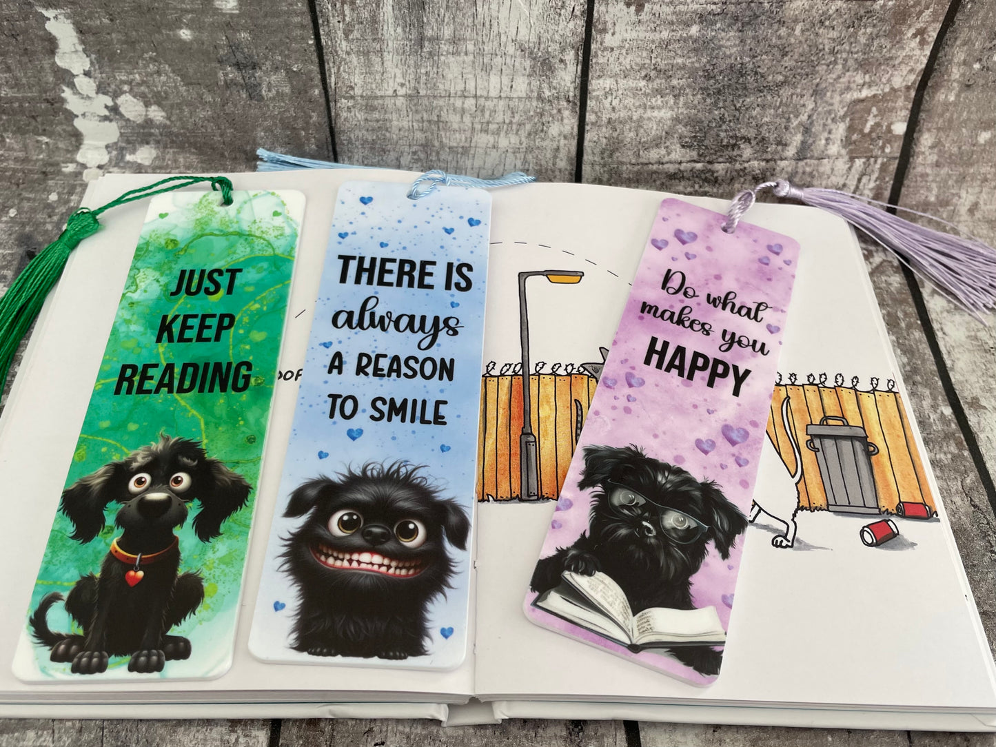 Motivational Bookmarks Cat or Dog