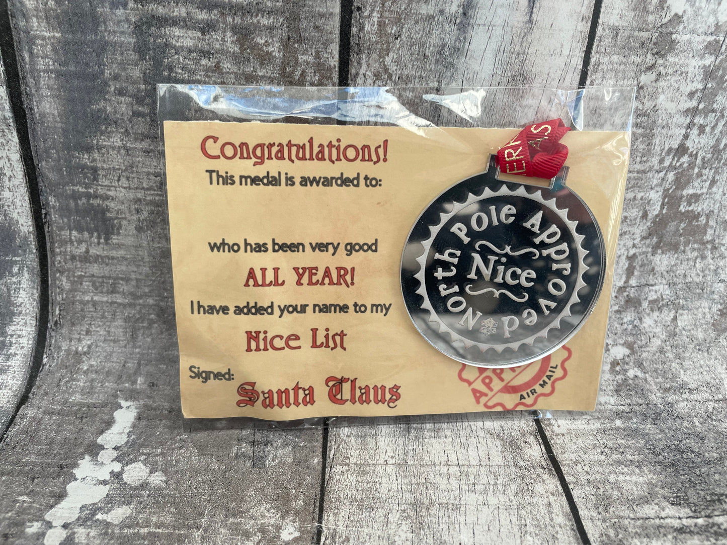 Christmas Nice Medal
