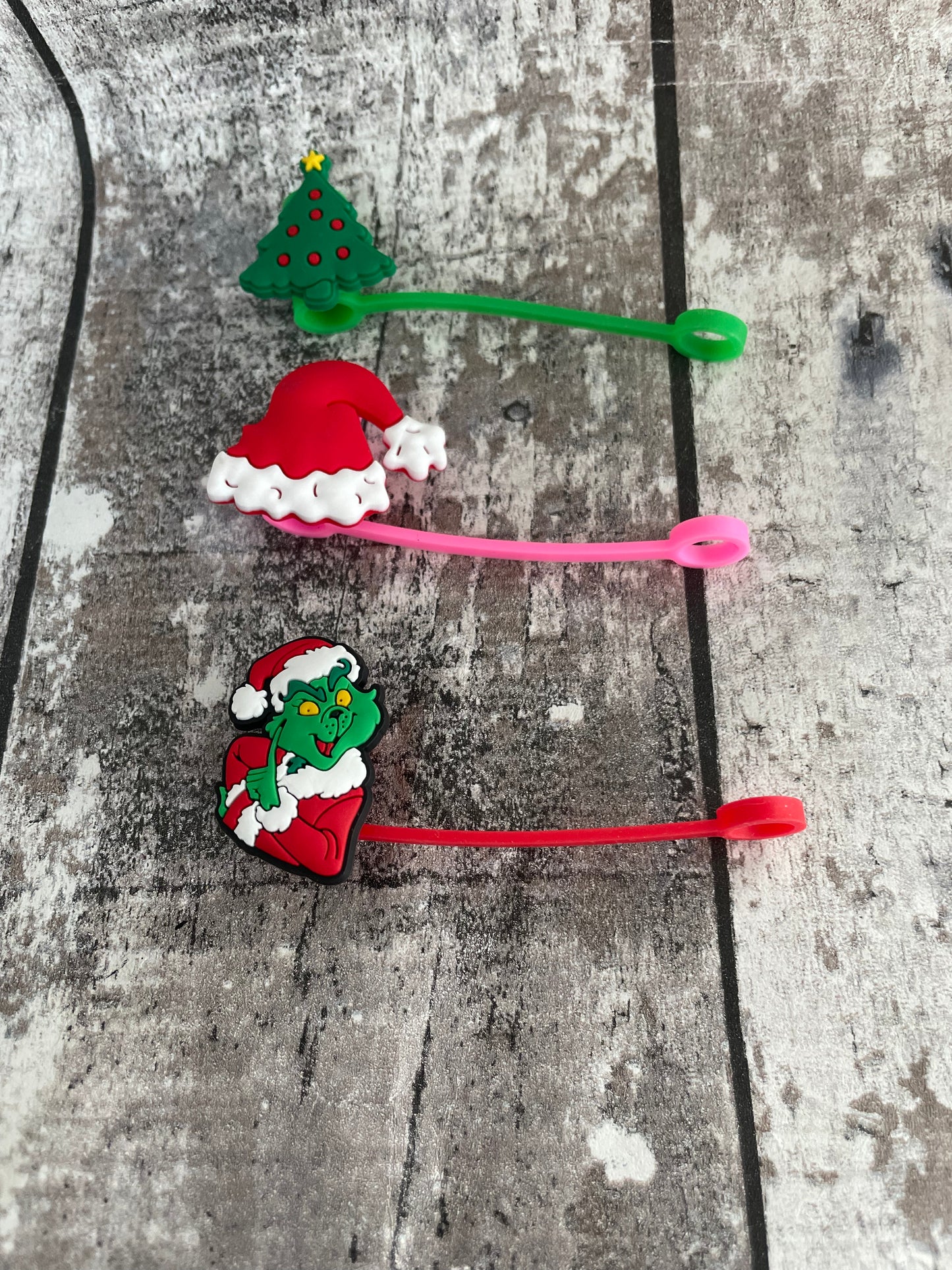 Christmas Straw Toppers