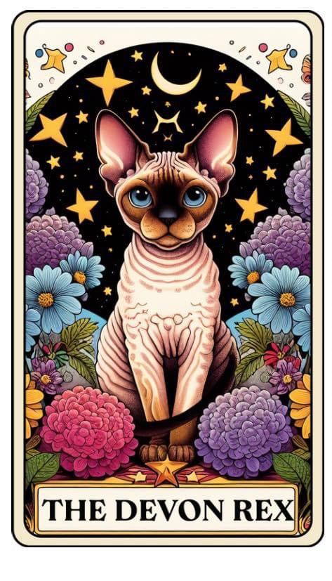 Tarot Cat Keyring