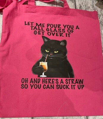 Natural Cotton Tote Bag with DTF and Vinyl