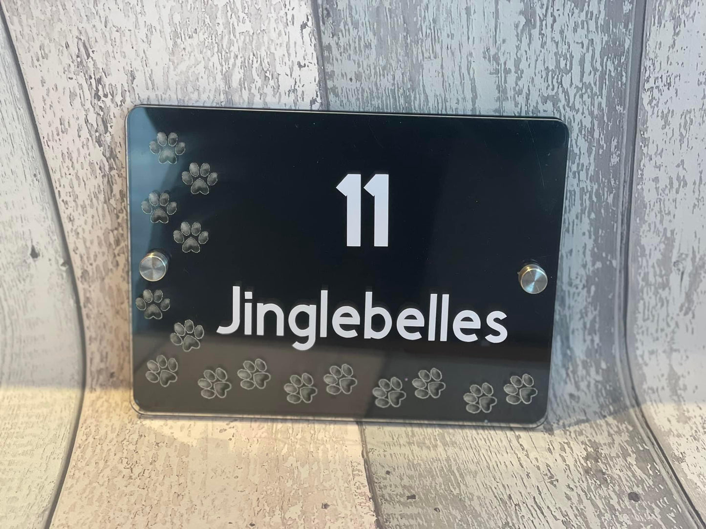 UV printed House Sign Paws