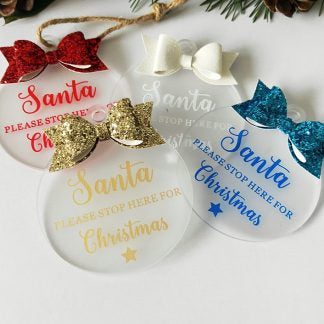 Christmas Acrylic Bauble