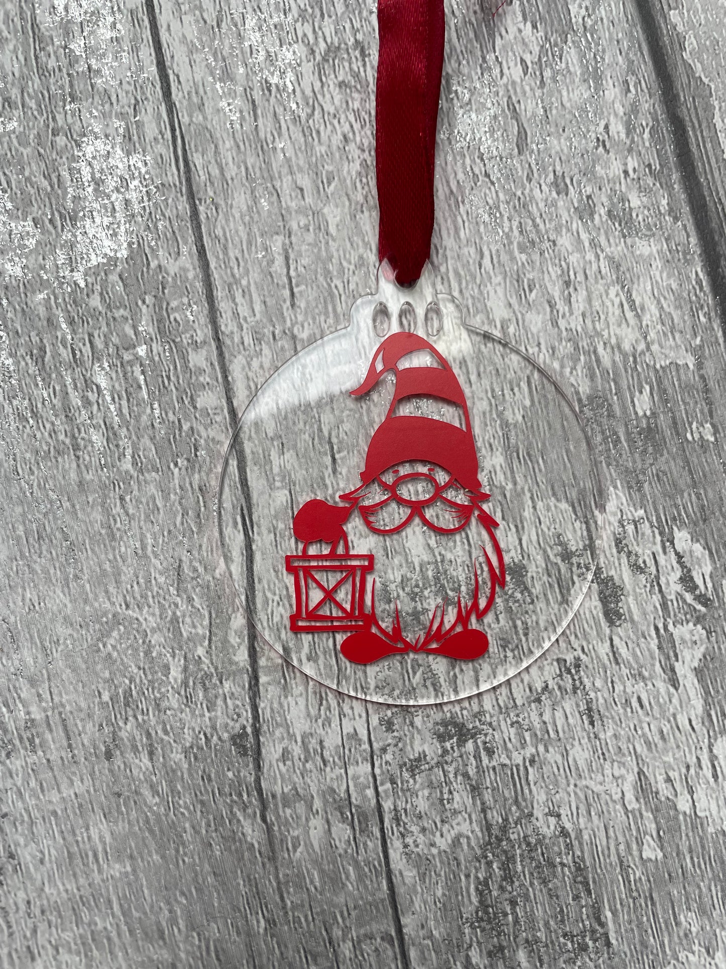 Christmas Acrylic baubles