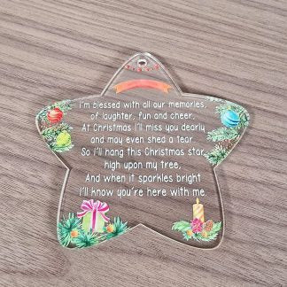 Christmas Acrylic Memorials