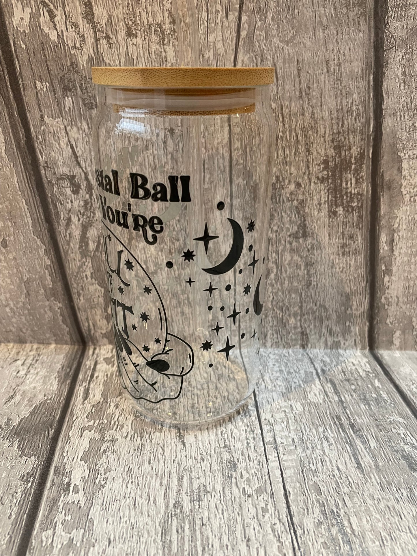 16 oz Libbey Glasses with UVDTF and glass straws
