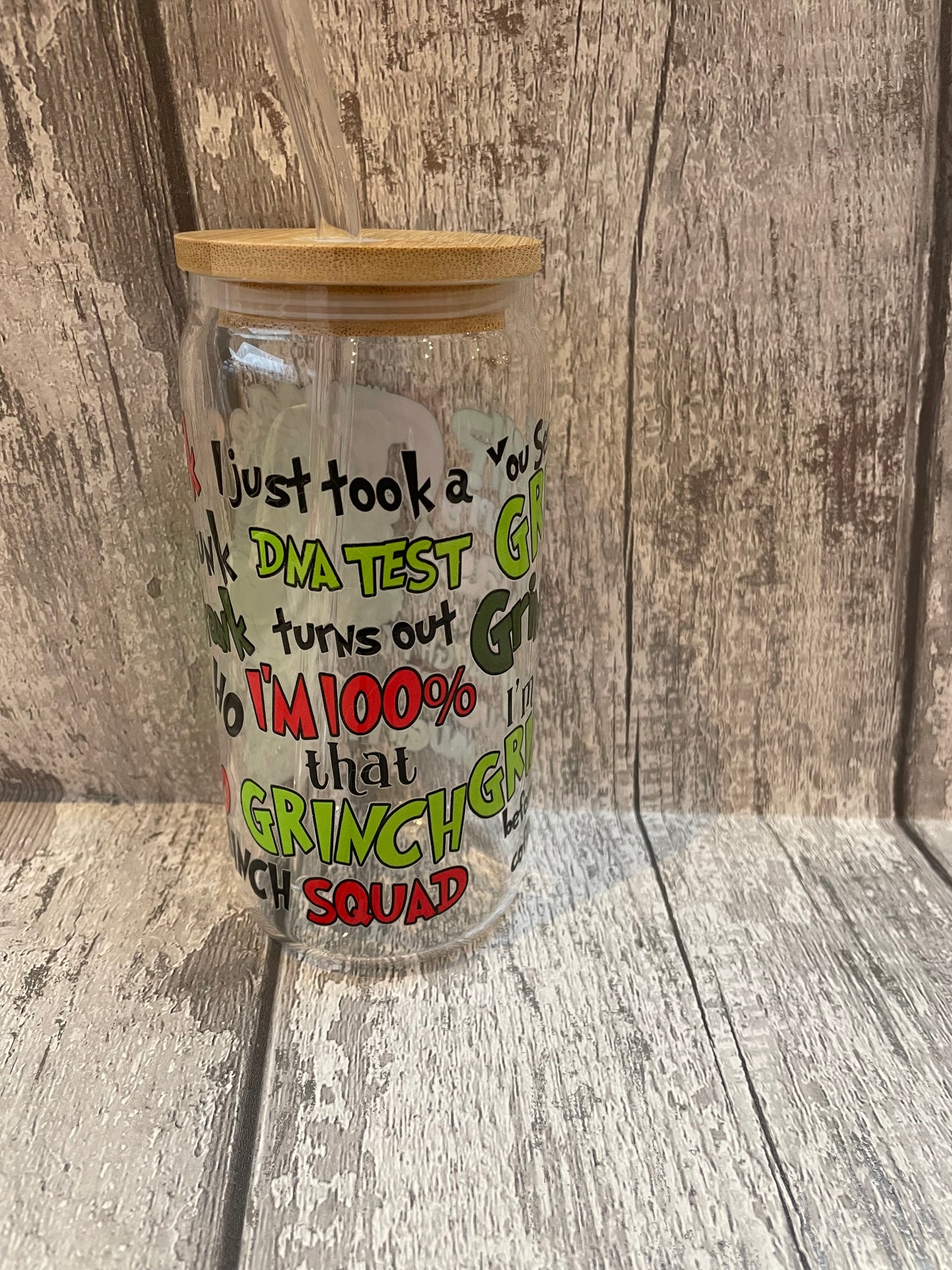 16 oz Libbey Glasses with UVDTF and glass straws