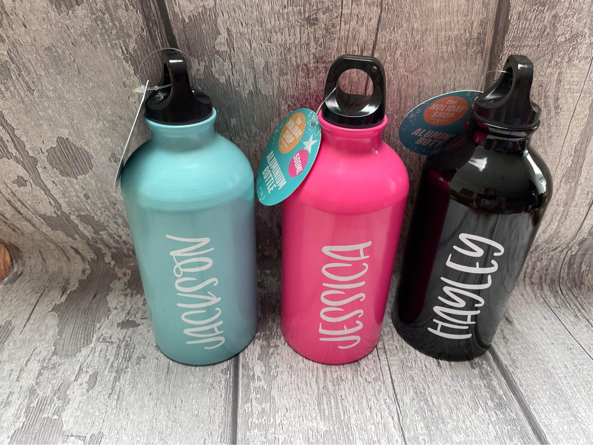 Aluminum water bottles