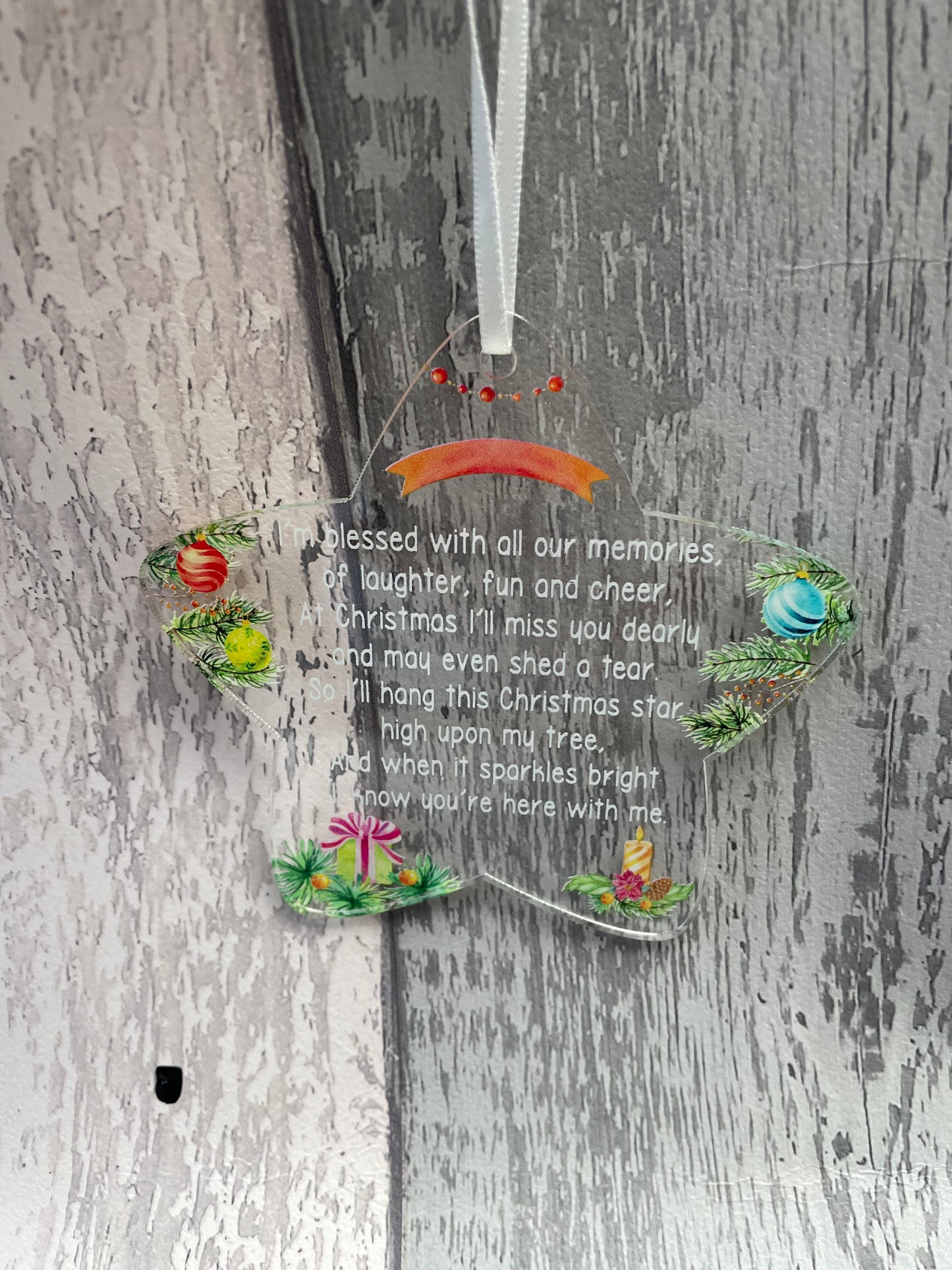 Christmas Acrylic Memorials