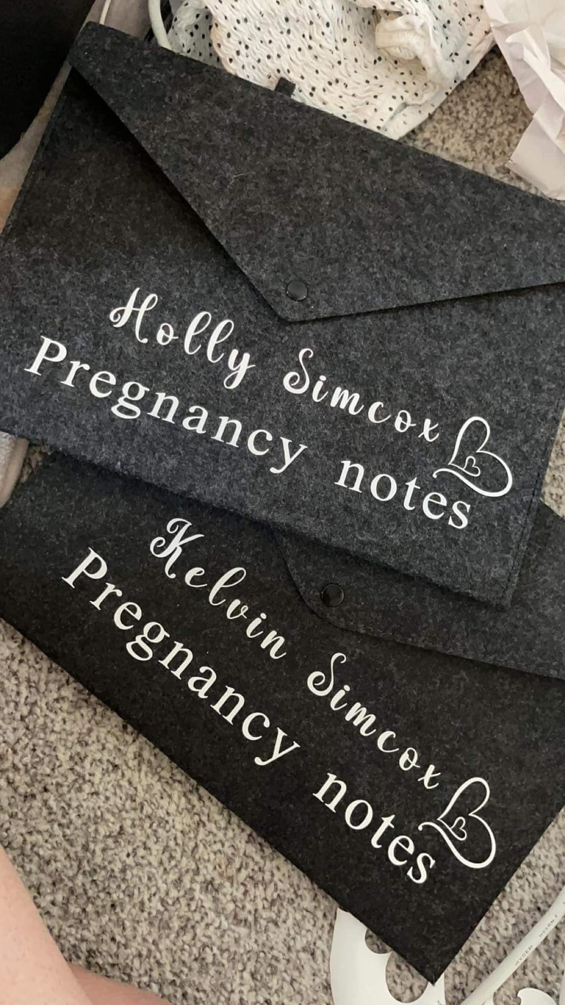 Felt Pregnancy, Tablet or Travel Wallets
