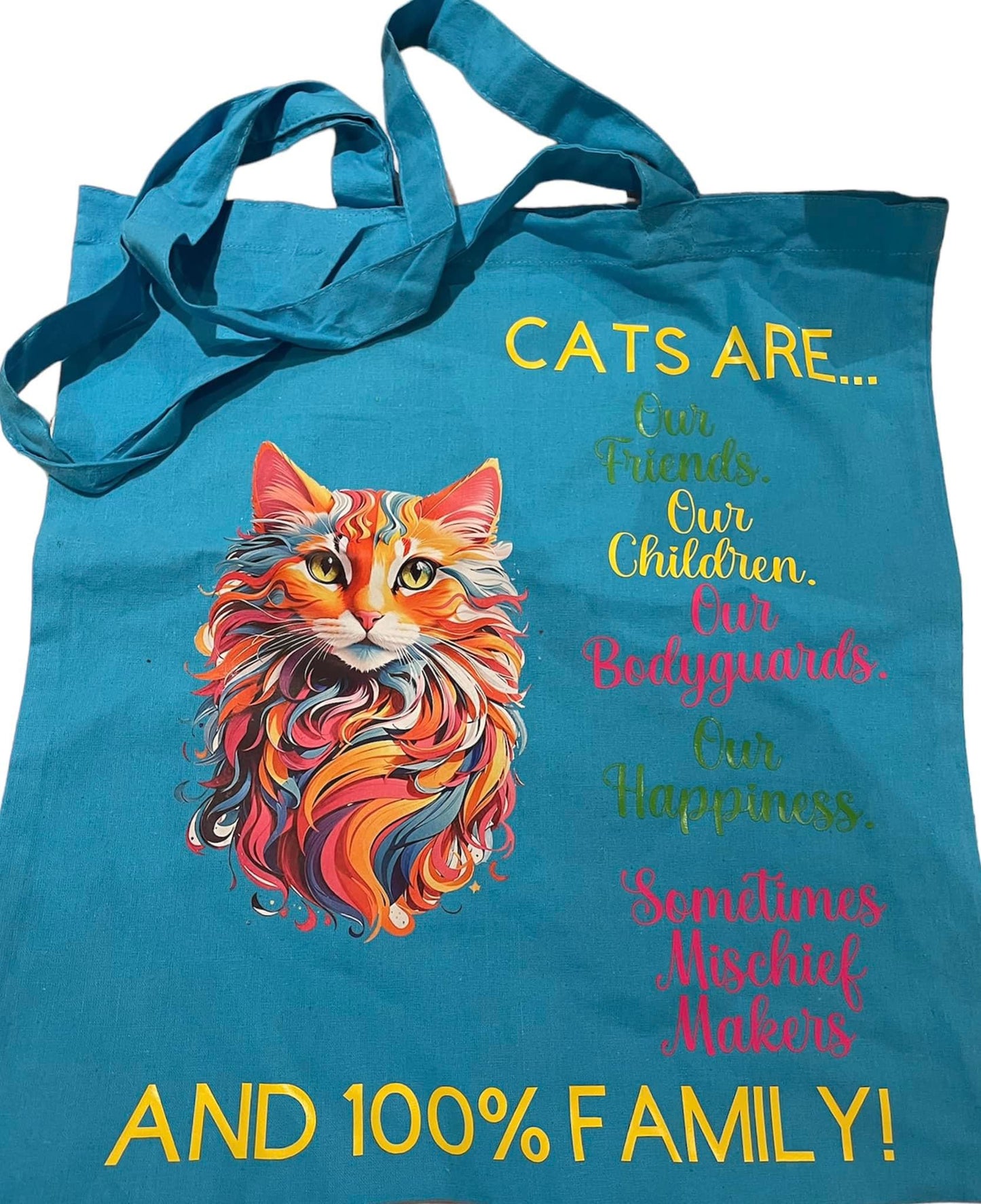 Natural Cotton Tote Bag with DTF and Vinyl