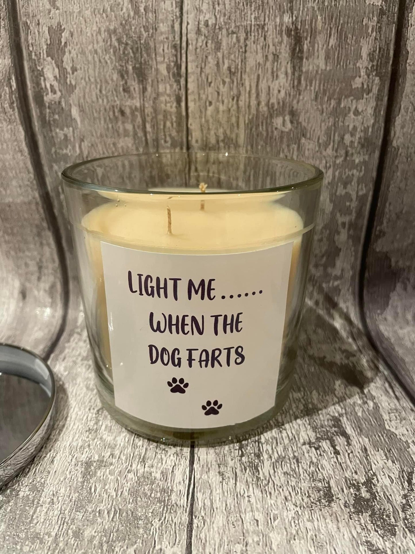 Candles with rude sayings