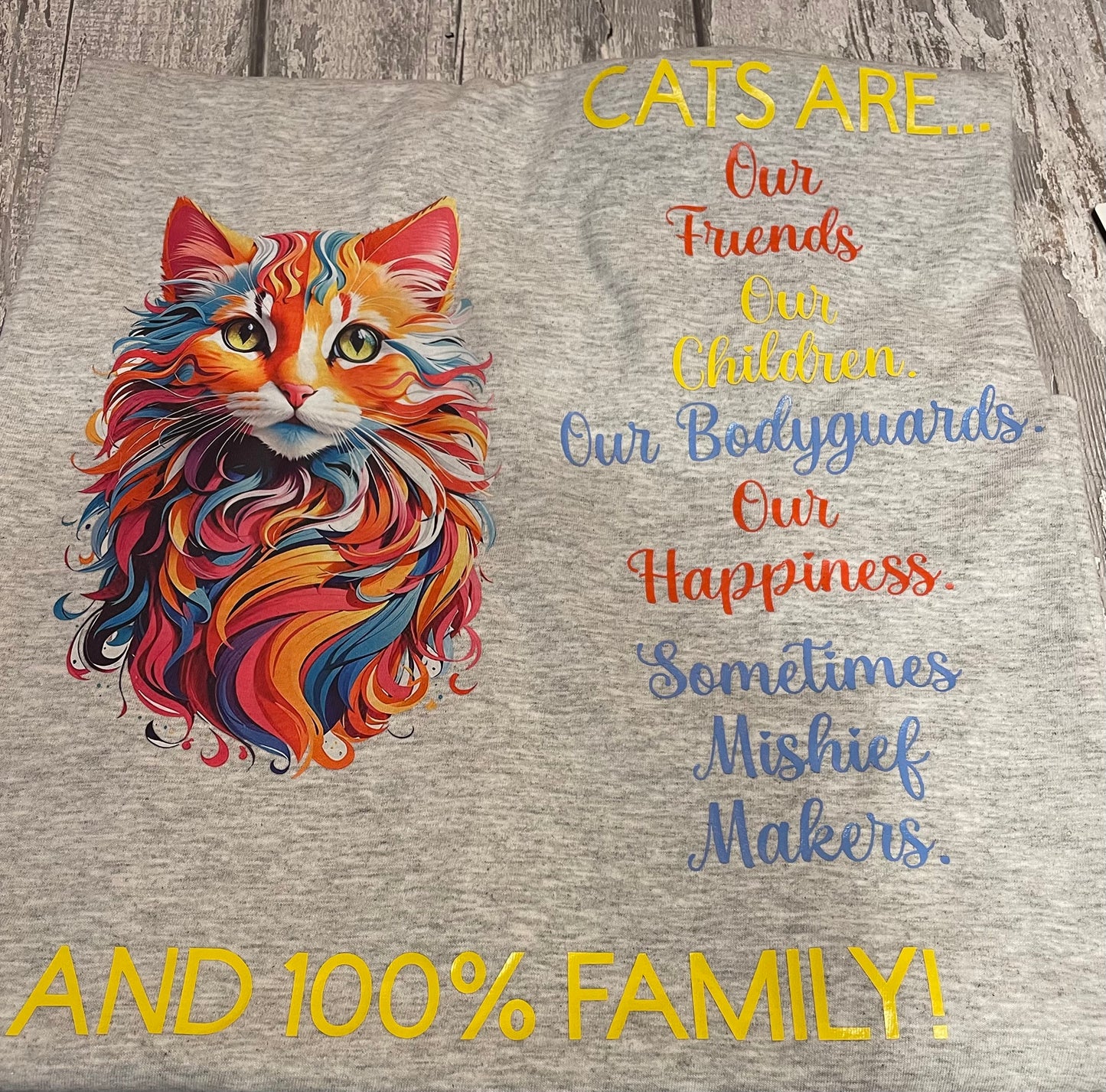 T-Shirts with personalised DTF