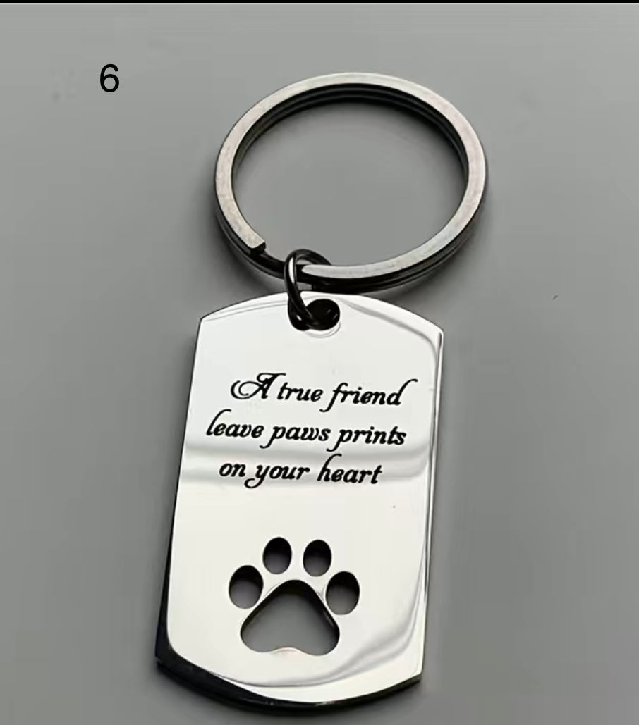 Stainless Steel Memorial keyrings