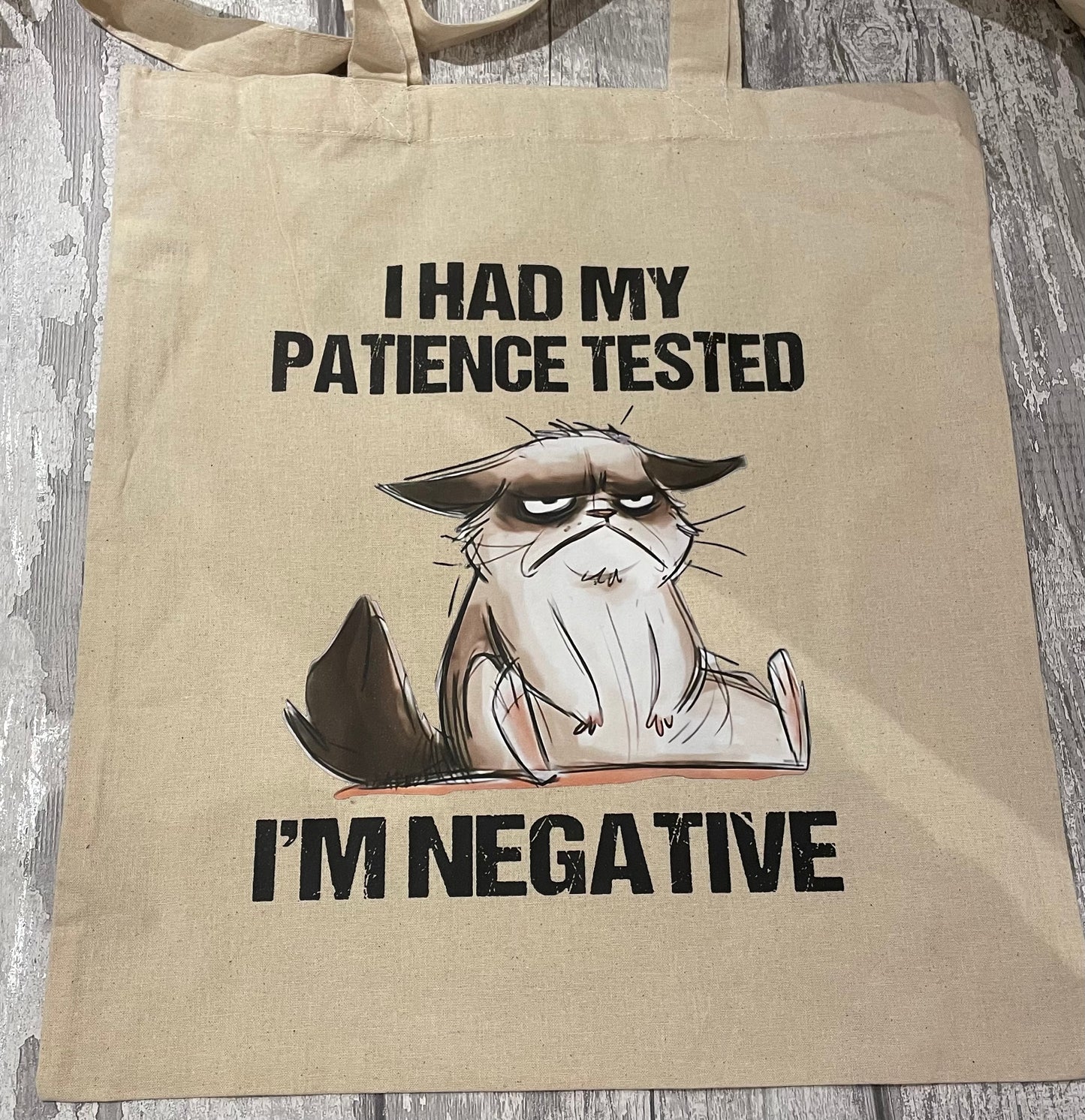 Natural Cotton Tote Bag with DTF and Vinyl