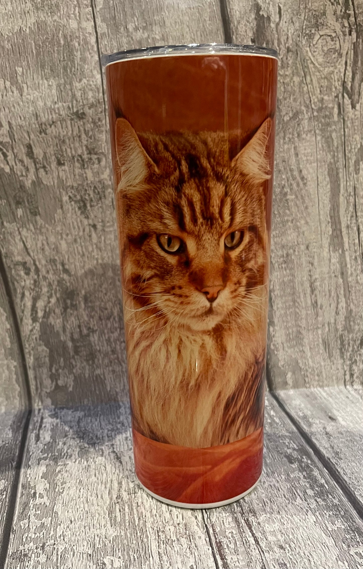 12 oz or 20oz Stainless Steel Sublimated Tumbler with metal straw