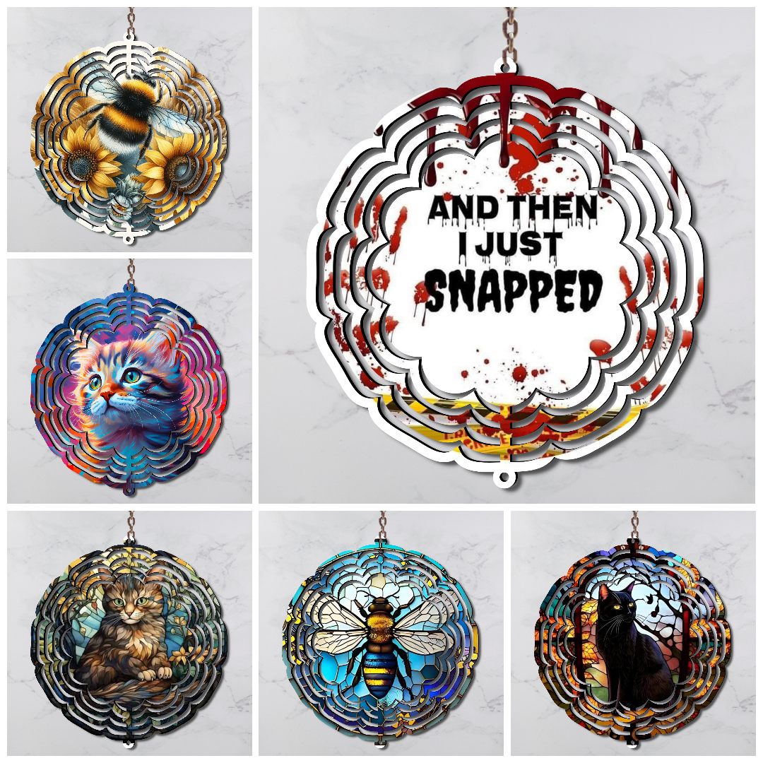 Metal Sublimated Wind Spinner