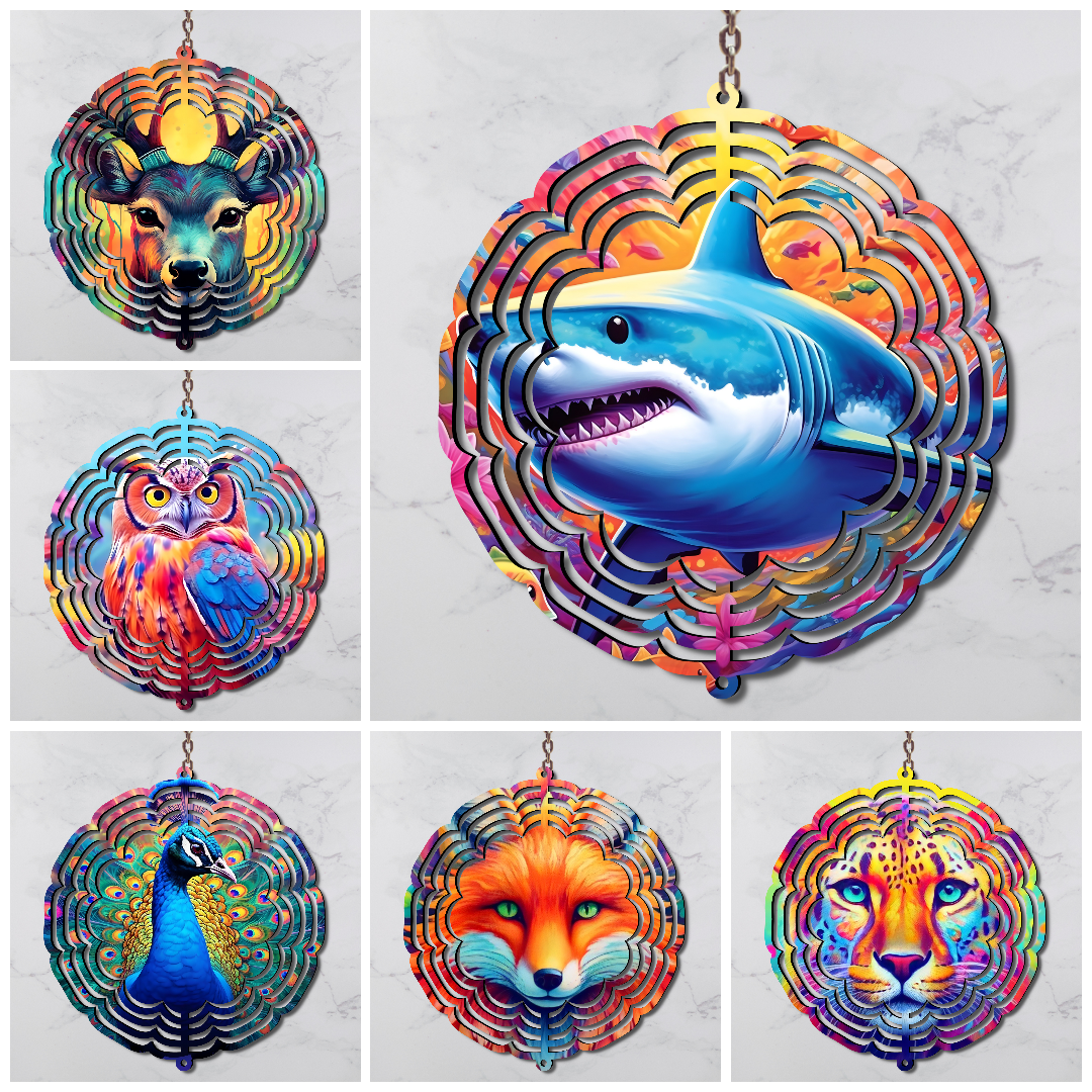 Metal Sublimated Wind Spinner