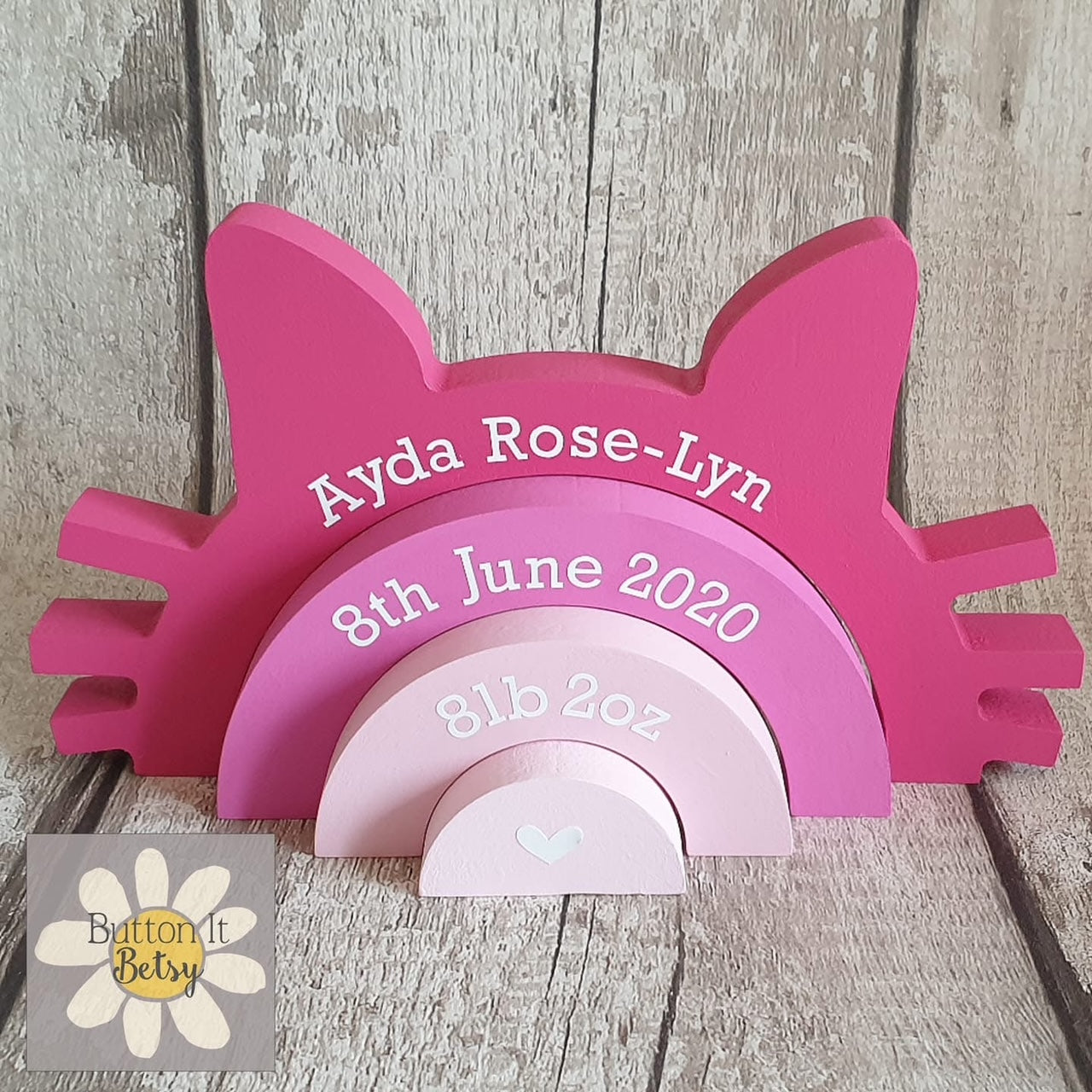 Rainbow MDF Angel or Cat