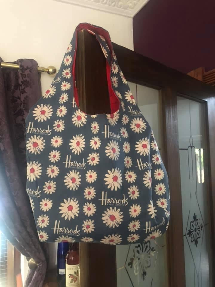 Handmade Reversible Over Shoulder Bag
