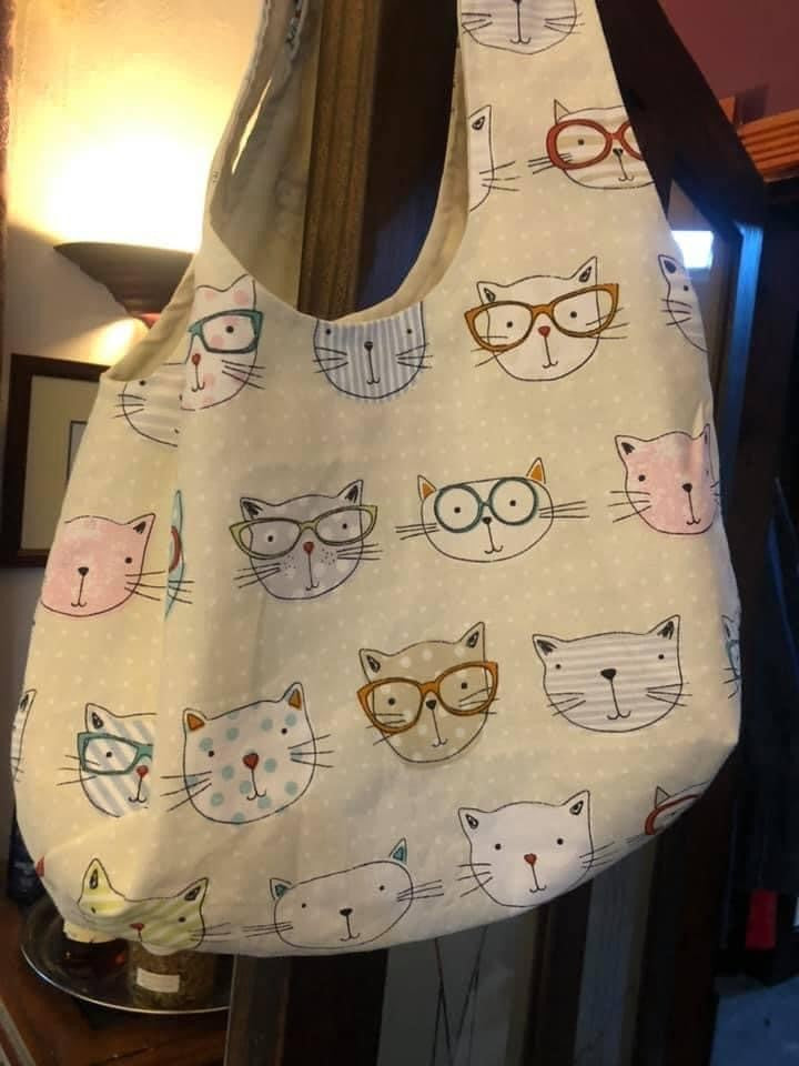 Handmade Reversible Over Shoulder Bag