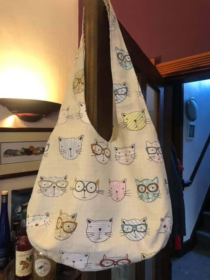 Handmade Reversible Over Shoulder Bag
