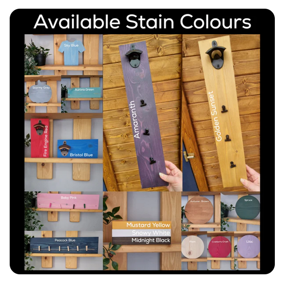 Dog lead holders Wooden