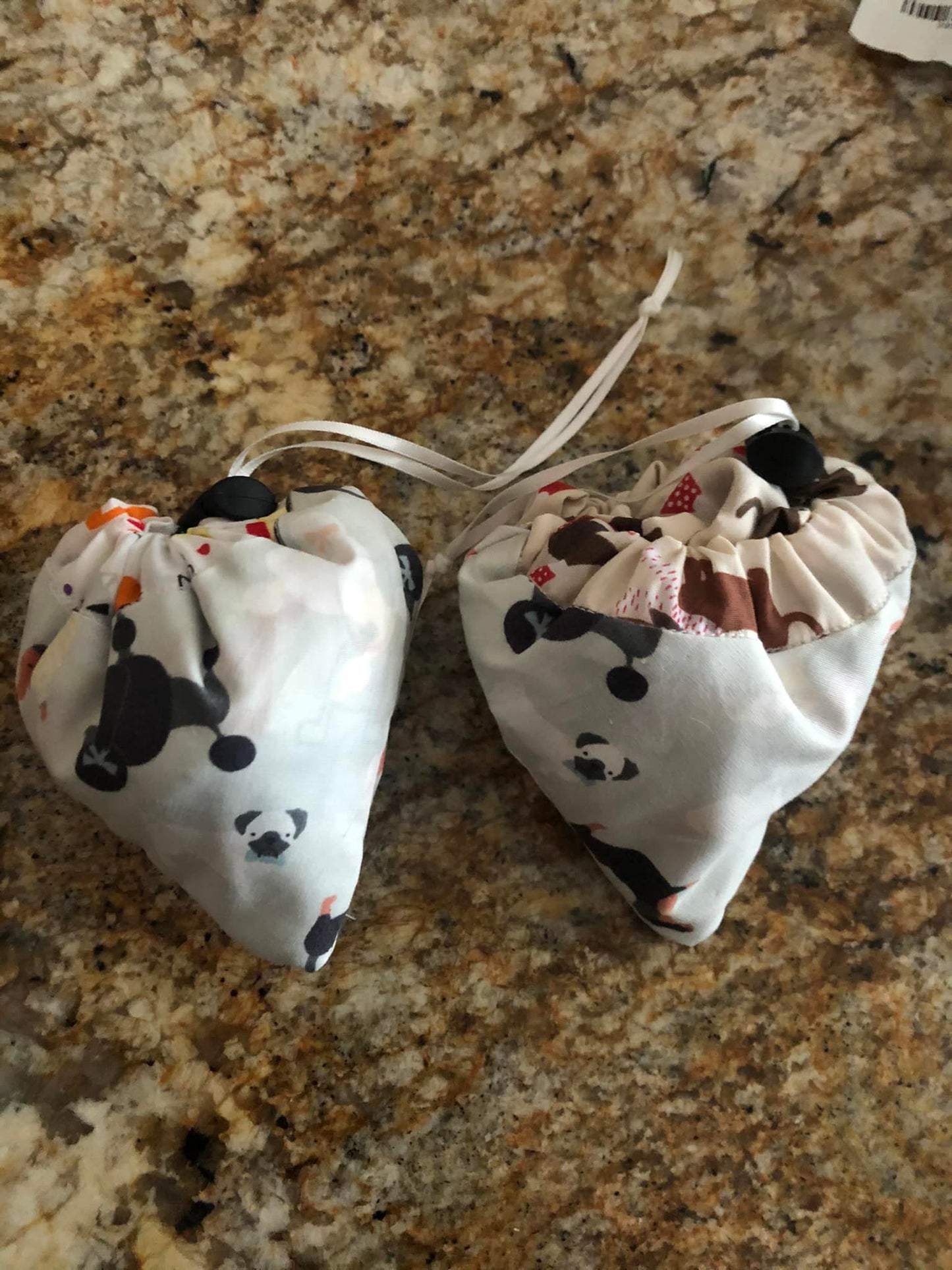 Handmade Strawberry Packable Tote