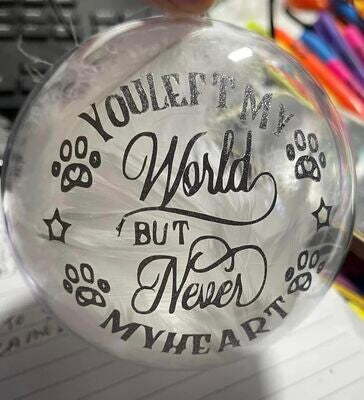 Pet Memorial Hanging Bauble
