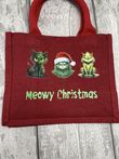 Christmas Jute Bag Vinyl/DTF