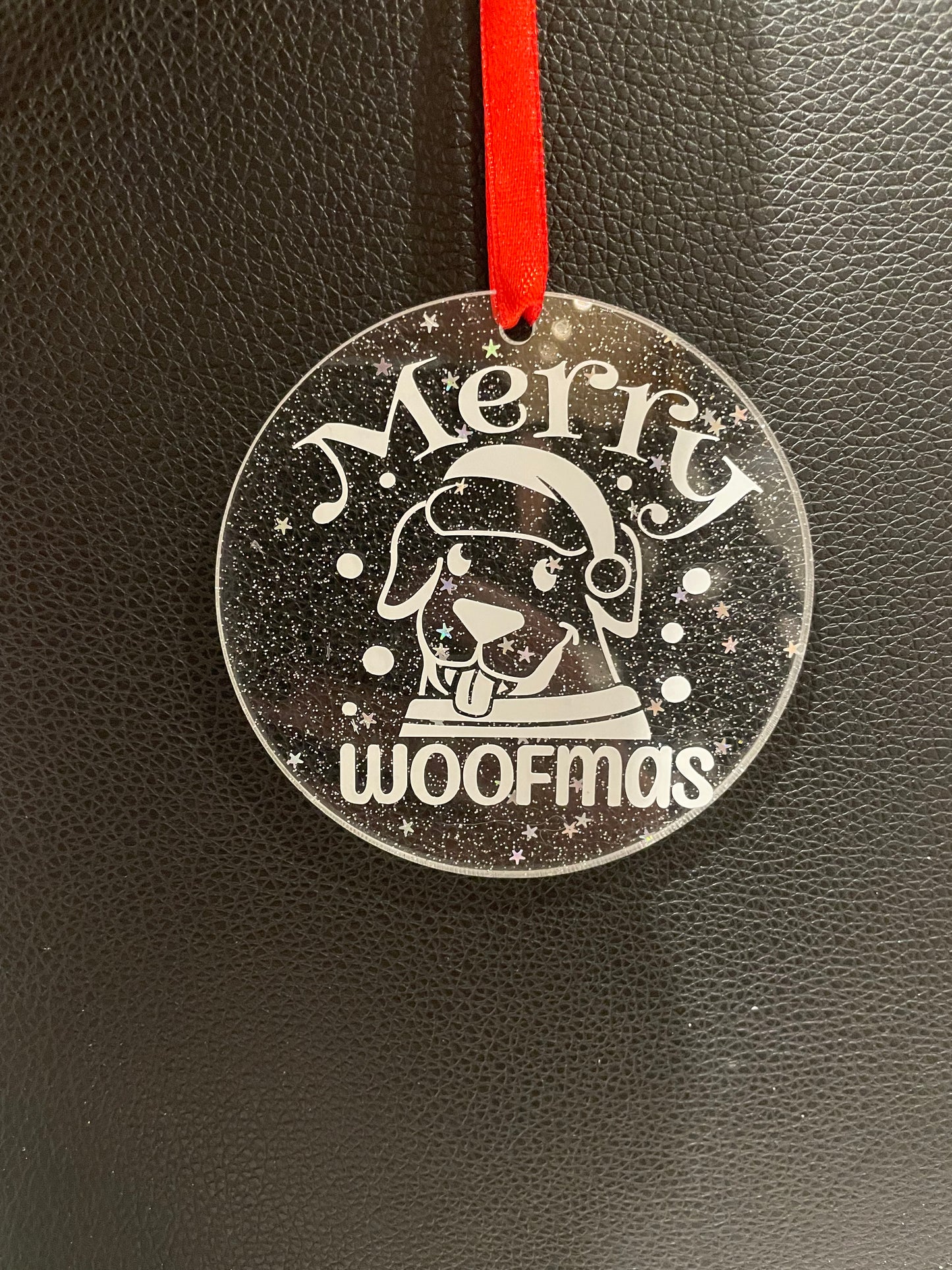 Glitter Cat or Dog Baubles