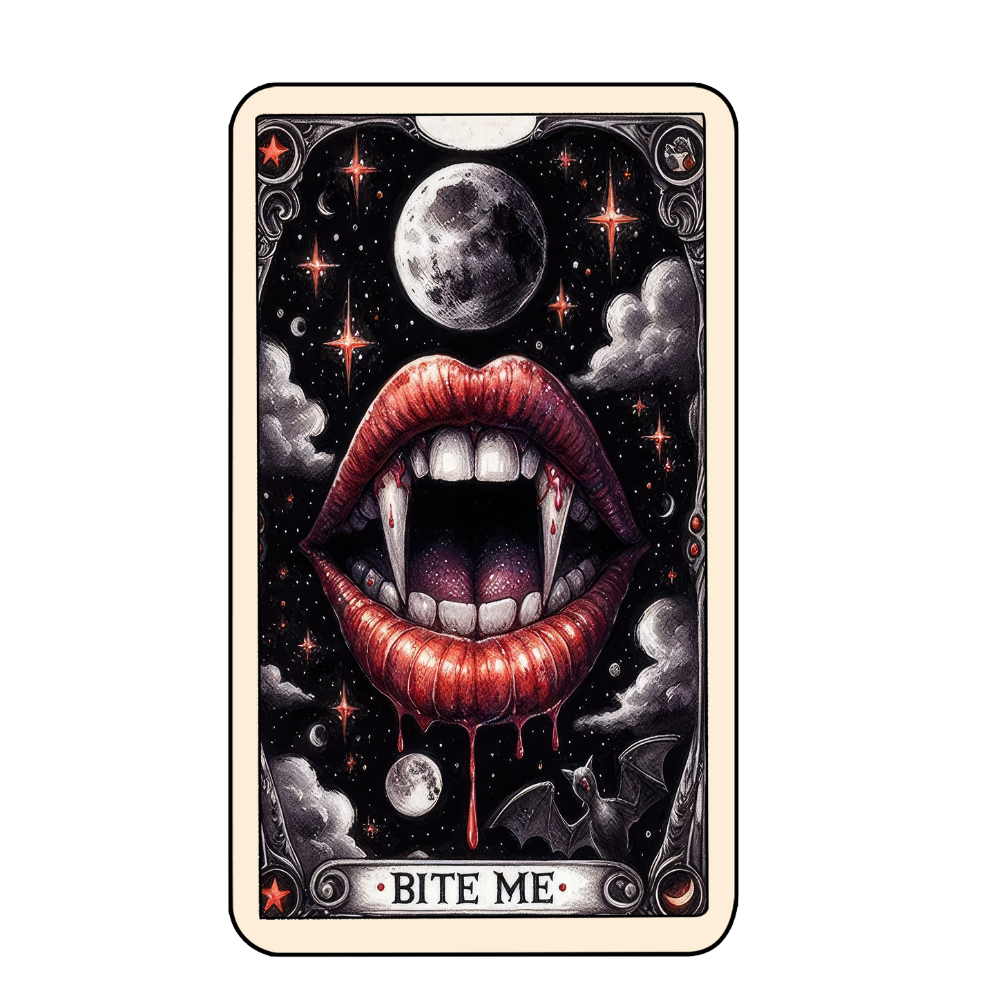 Tarot Halloween Keyring