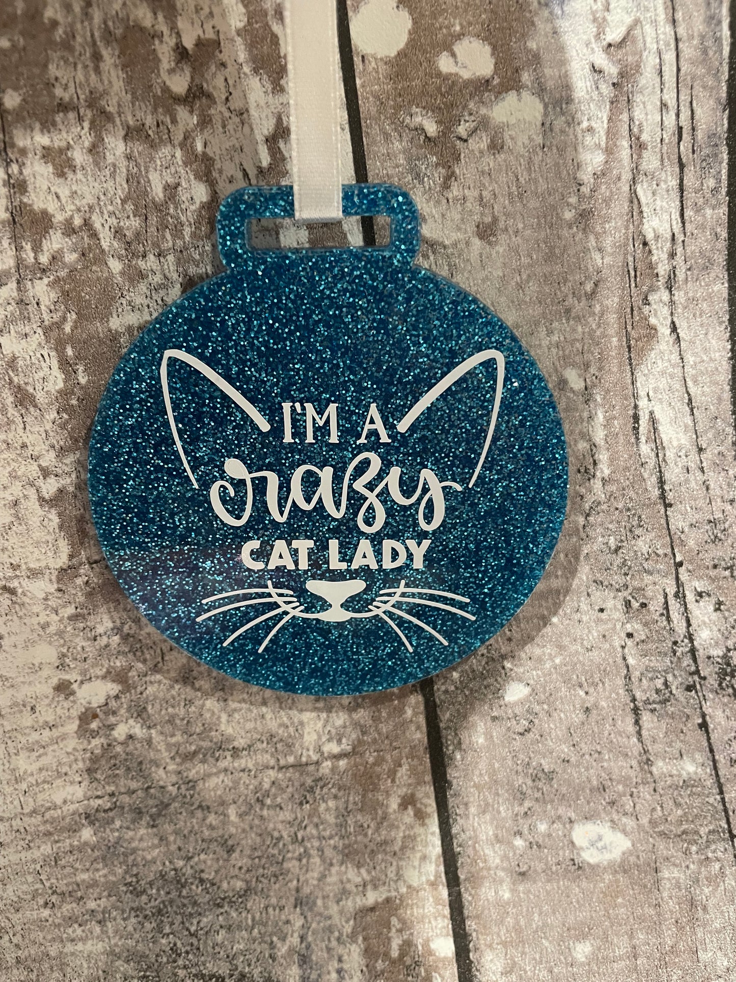 Glitter Cat or Dog Baubles