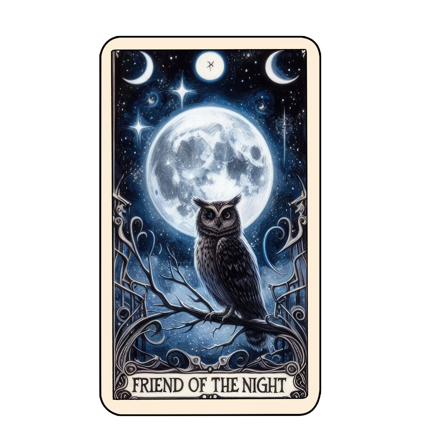Tarot Halloween Keyring