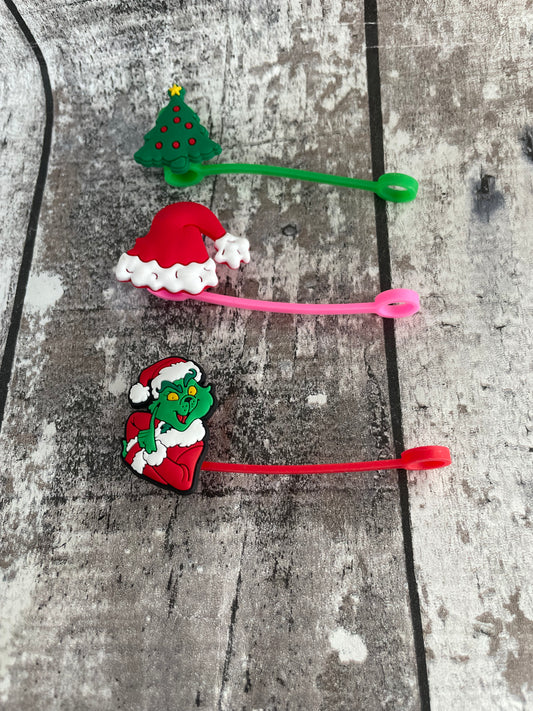 Christmas Straw Toppers