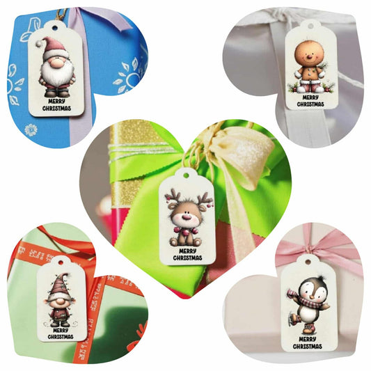 Acrylic gift tags
